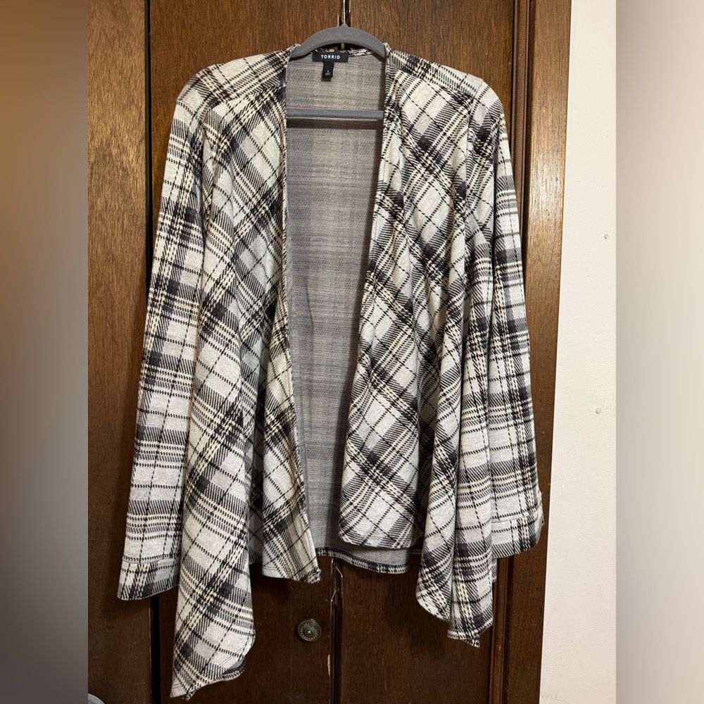 Torrid Striped Knit Cardigan
